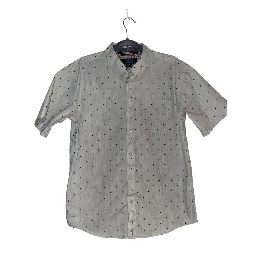 Cody James Men's Button Down Short Sleeve Shirt Size Small